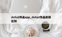 dota2饰品app_dota2饰品前缀区别