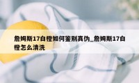 詹姆斯17白橙如何鉴别真伪_詹姆斯17白橙怎么清洗