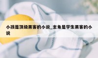 小孩是顶级黑客的小说_主角是学生黑客的小说