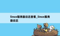 linux服务器日志查看_linux服务器日志