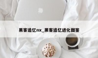 黑客追忆nx_黑客追忆进化图鉴