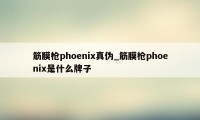 筋膜枪phoenix真伪_筋膜枪phoenix是什么牌子