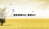 橙色黑客600_黑客007