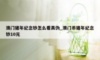 澳门猪年纪念钞怎么看真伪_澳门币猪年纪念钞10元