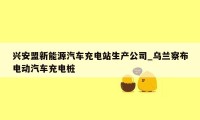 兴安盟新能源汽车充电站生产公司_乌兰察布电动汽车充电桩