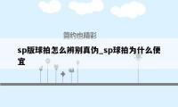 sp版球拍怎么辨别真伪_sp球拍为什么便宜