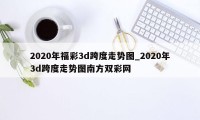 2020年福彩3d跨度走势图_2020年3d跨度走势图南方双彩网