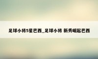 足球小将5星巴西_足球小将 新秀崛起巴西