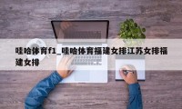 哇哈体育f1_哇哈体育福建女排江苏女排福建女排