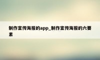 制作宣传海报的app_制作宣传海报的六要素