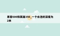 黑客600和英雄350_一个水池的深度为2米