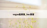 vagaa是黑客_hac黑客