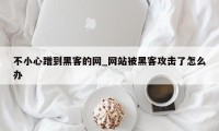 不小心蹭到黑客的网_网站被黑客攻击了怎么办