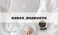 龚成敏体育_龚伟成都体育学院