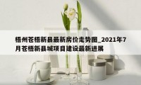 梧州苍梧新县最新房价走势图_2021年7月苍梧新县城项目建设最新进展