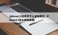 iphone13没开封怎么鉴别真伪_iPhone13怎么辨别真假