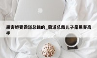 黑客娇妻霸道总裁的_霸道总裁儿子是黑客高手